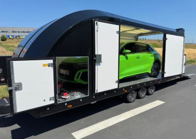 Geschlossener PKW Transport von OTC KFZ Transporte