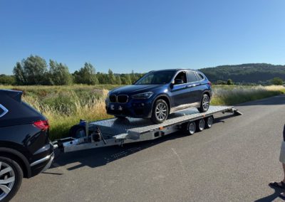Offener PKW Transport von OTC KFZ Transporte